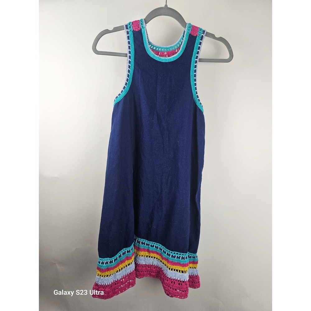 Akemi & Kin, SzXS blue tank dress, boho, anthropologie